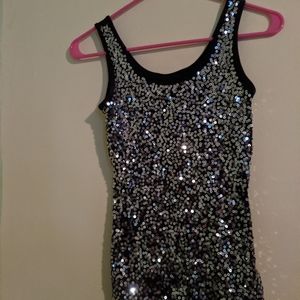 Sequined Tank - perfect for holidays